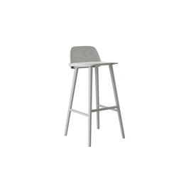 (SHOWROOM ITEM) NERD BAR STOOL LACQUERED ASH IN GREY