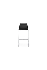 SPINAL 44 BARSTOOL IN STANDARD BLACK LEATHER