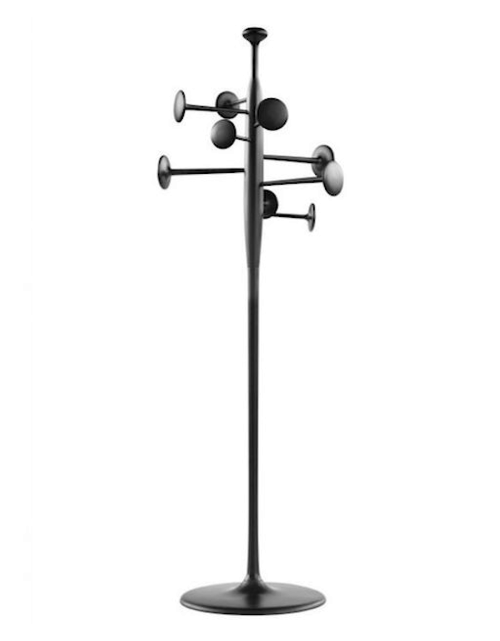 (SHOWROOM ITEM) TRUMPET COATSTAND IN BLACK POWDERCOATED
