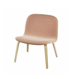 VISU LOUNGE CHAIR SHELL UPHOLSTERED IN PINK