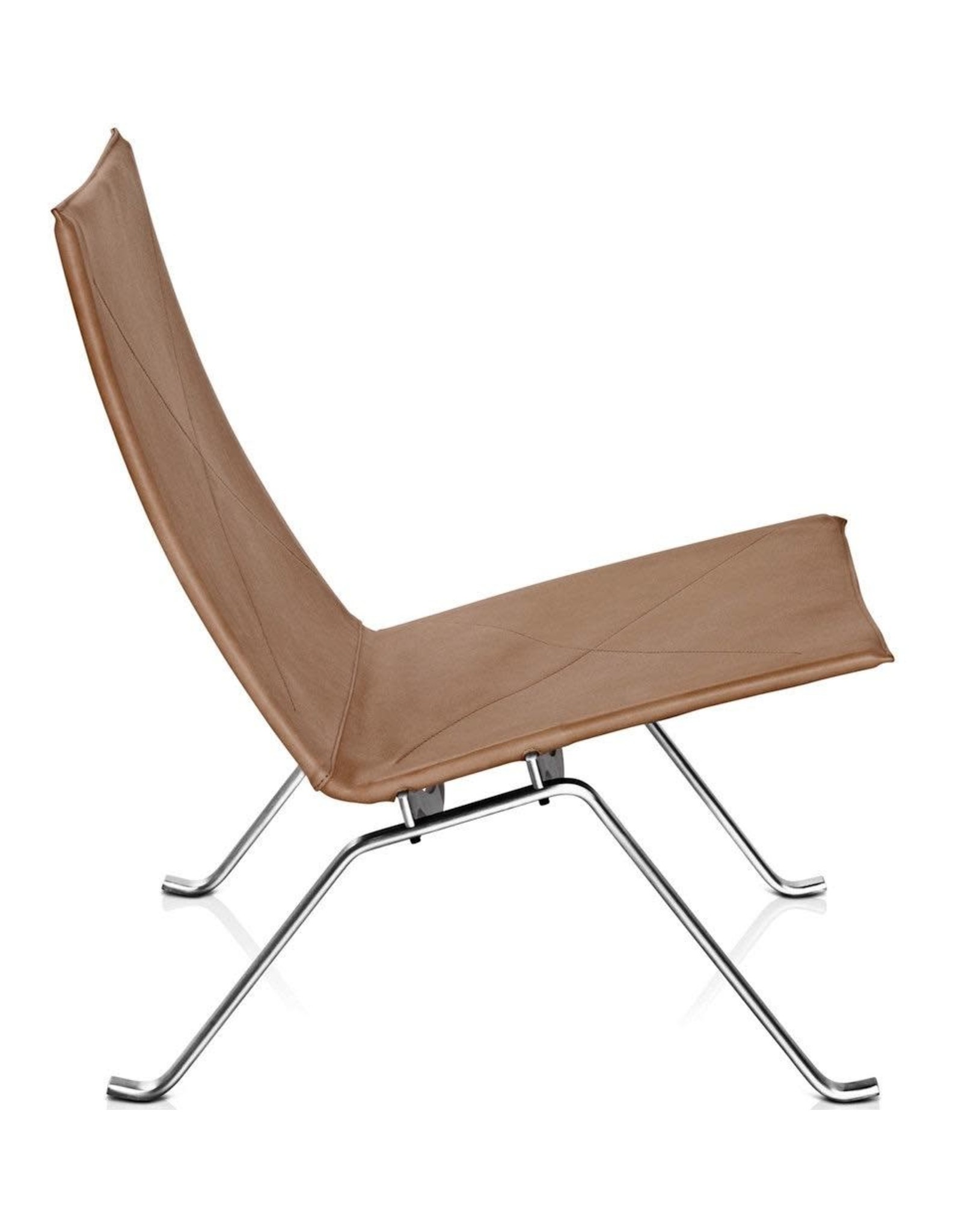 PK22 LOUNGE CHAIR IN RUSTIK LEATHER