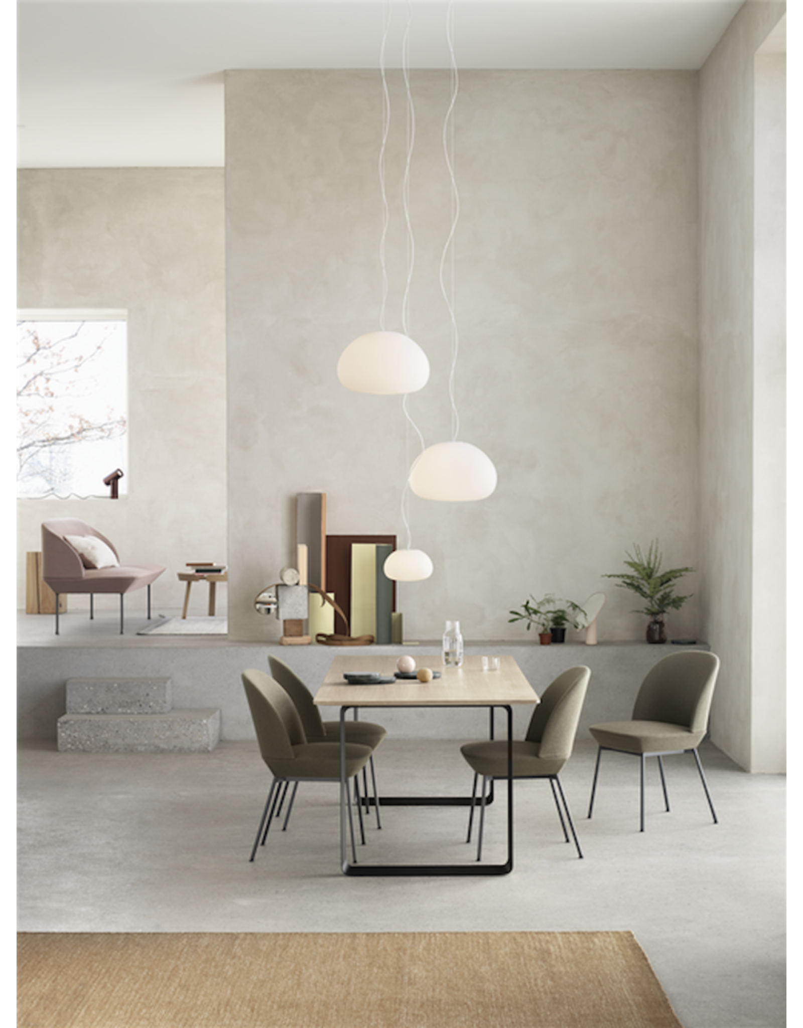 OSLO SIDE CHAIR IN OCEAN FABRIC