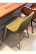 FIBER SIDE CHAIR IN ALOE EASY LEATHER