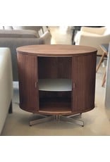 AK1365 OVAL CABINET IN WALNUT