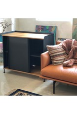 (SHOWROOM ITEM) ENFOLD SIDEBOARD IN BLACK LACQUER