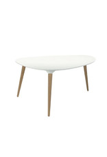(SHOWROOM ITEM) 1230 ICICLE TRIANGULAR COFFEE TABLE