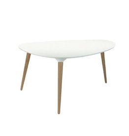 (SHOWROOM ITEM)1230 ICICLE TRIANGULAR COFFEE TABLE