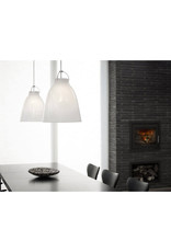 CARAVAGGIO PENDANT LIGHT WITH OPAL GLASS SHADE,