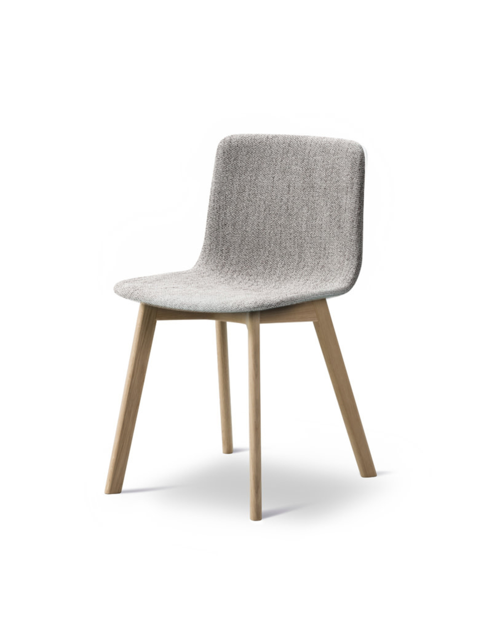 4222 PATO WOOD CHAIR, FULLY UPHOLSTERED IN FABRIC