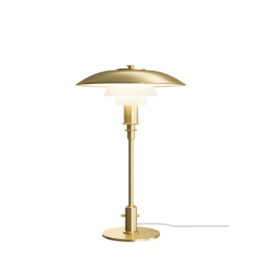 PH 3/2 TABLE LAMP IN BRASS OPAL GLASS