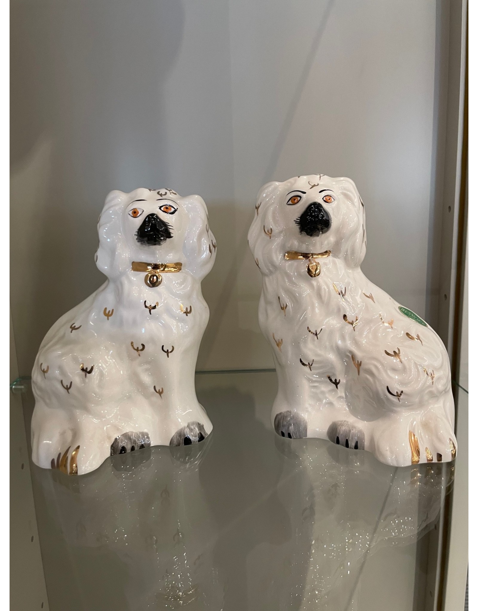 HAND PAINTED PAIR OF BESWICK MANTLE SPANIELS