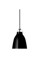 CARAVAGGIO STEEL PENDANT LIGHT IN BLACK HIGH GLOSS LACQUER