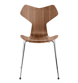 (BARGAIN CORNER) GRAND PRIX 3130  STACKABLE CHAIR IN WALNUT