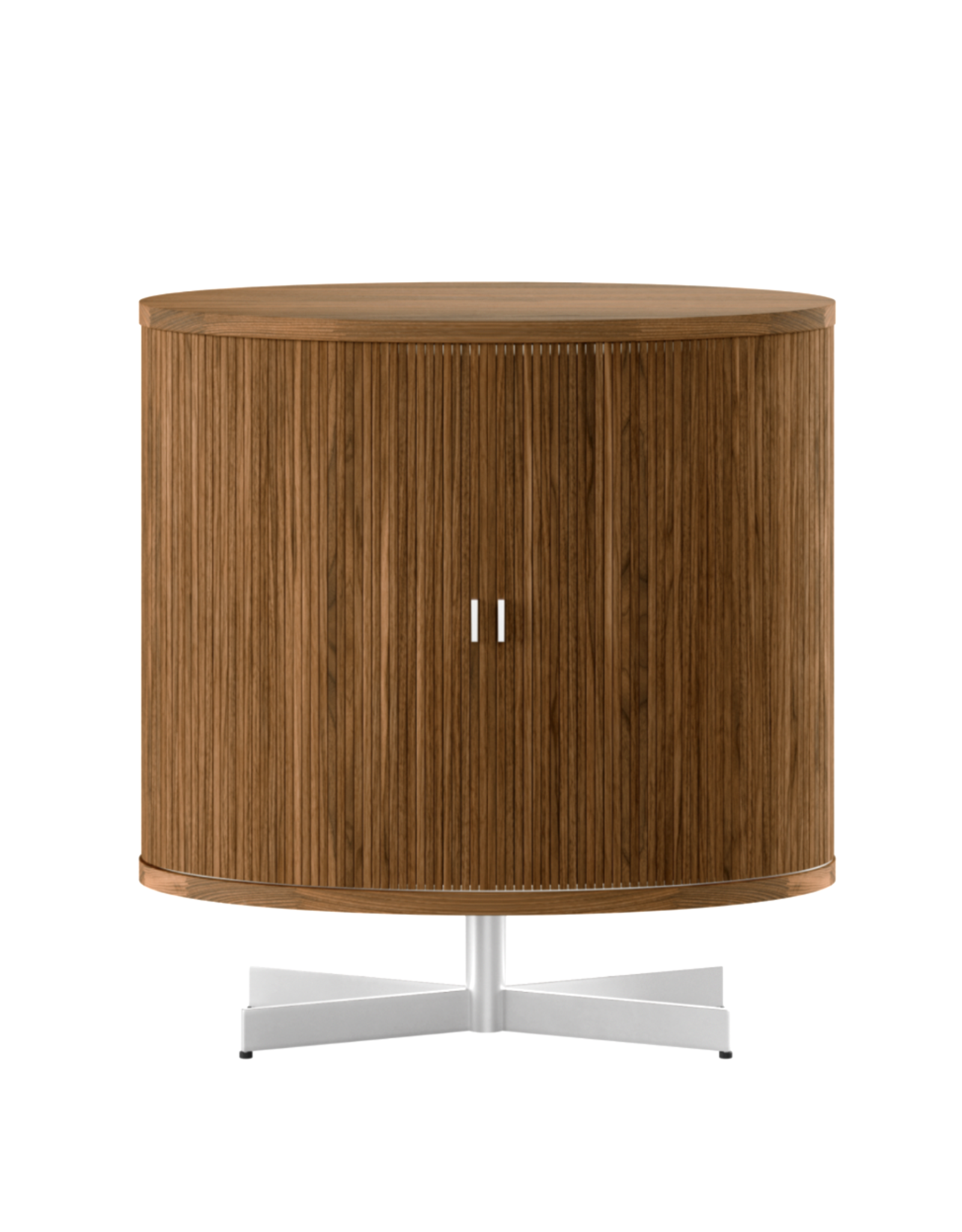 AK1365 OVAL CABINET IN WALNUT