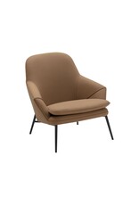 HUG LOUNGE CHAIR IN COGNAC LEATHER