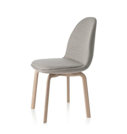 (SHOWROOM ITEM) JH20 SAMMEN DINING CHAIR IN BEIGE FABRIC