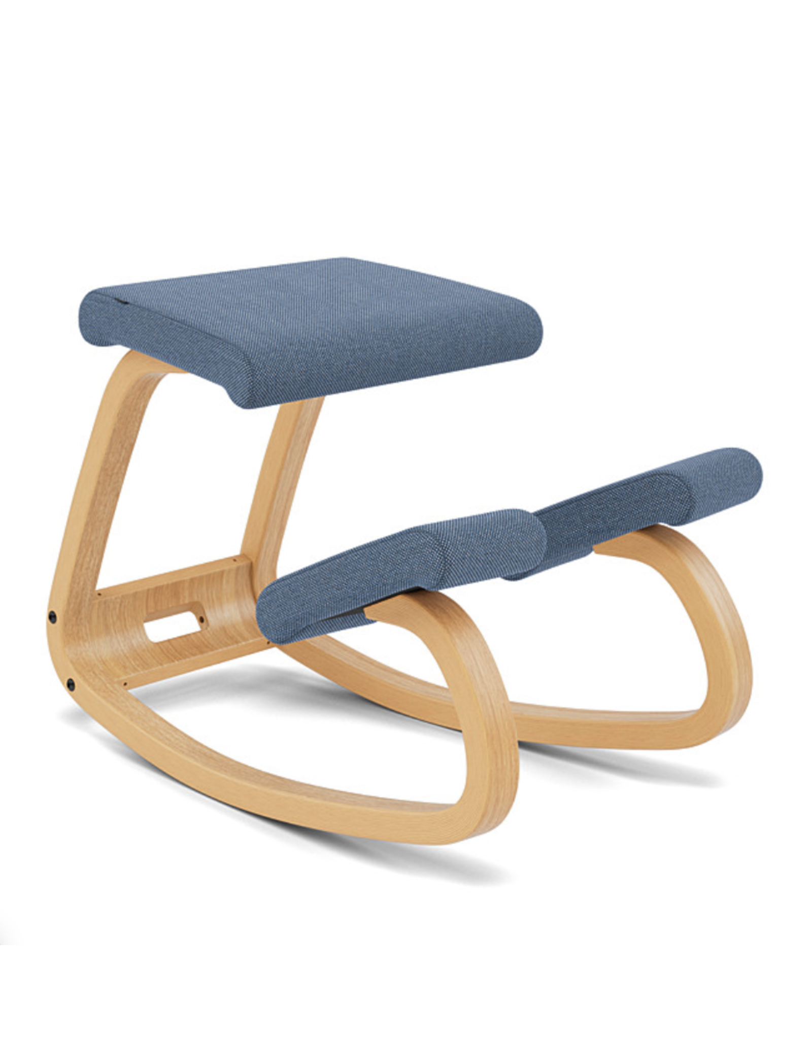 VARIABLE BALANS KNEELING CHAIR WITH LIGHT BROWN LACQUERED ASH BASE