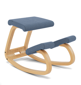 VARIABLE BALANS KNEELING CHAIR WITH LIGHT BROWN LACQUERED ASH BASE