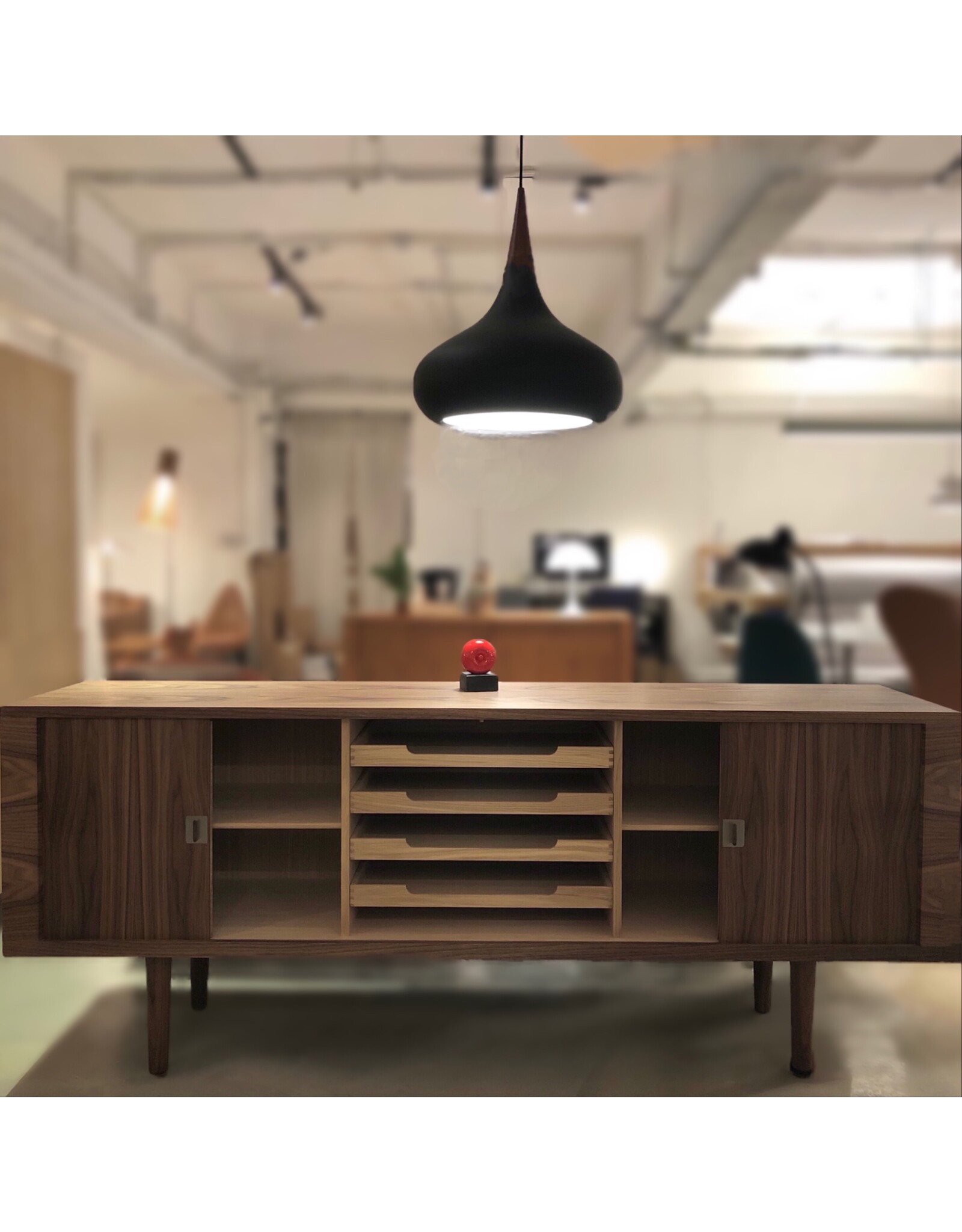 CH825 CABINET IN WALNUT