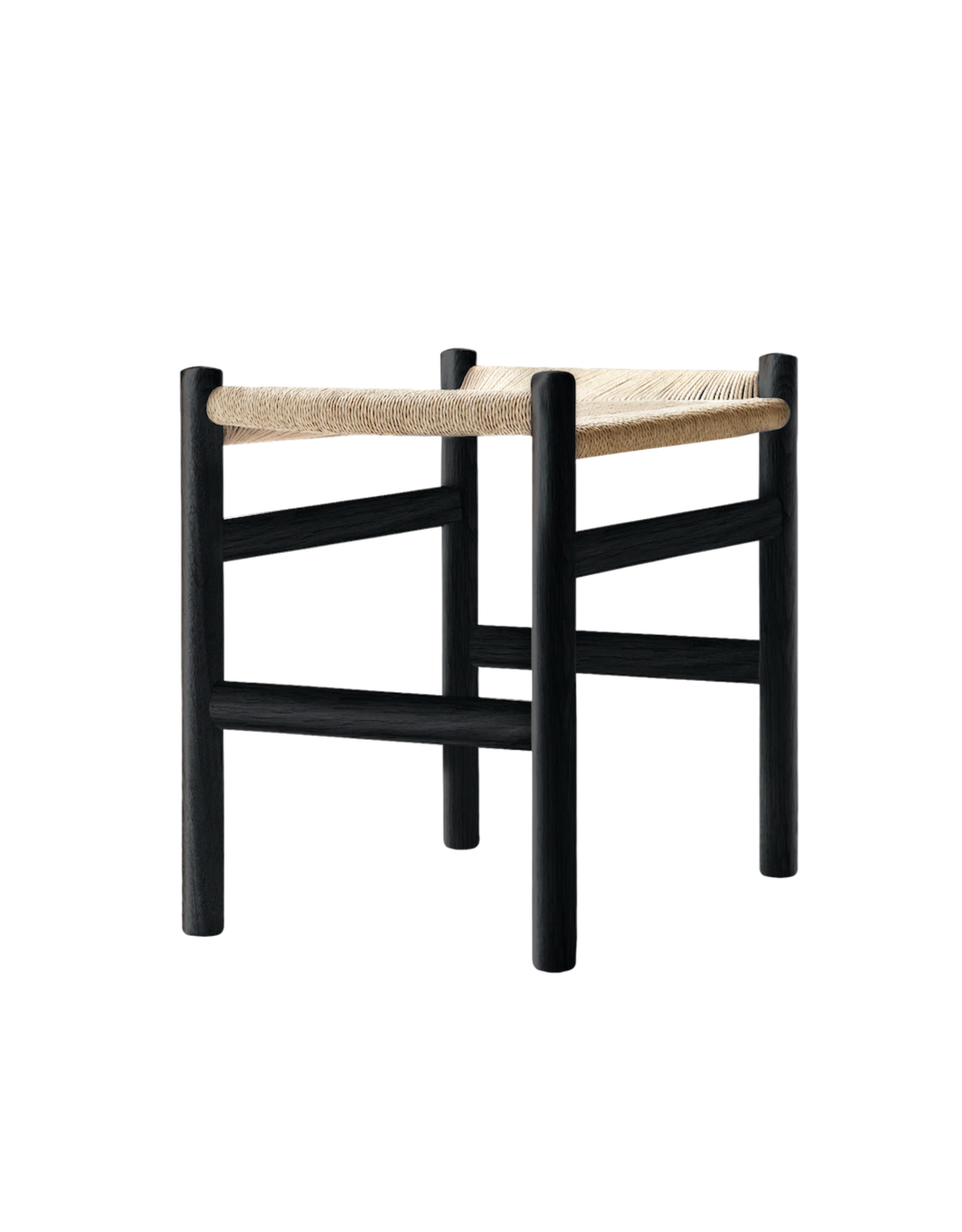 (BARGAIN CORNER) CH53 STOOL / FOOTREST IN BEECH