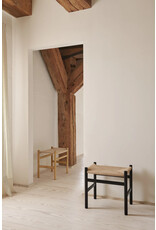 (BARGAIN CORNER) CH53 STOOL / FOOTREST IN BEECH