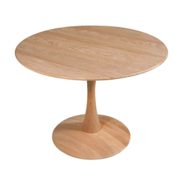 ND109 TRISSE ROUND PEDESTAL FOOT DINING TABLE