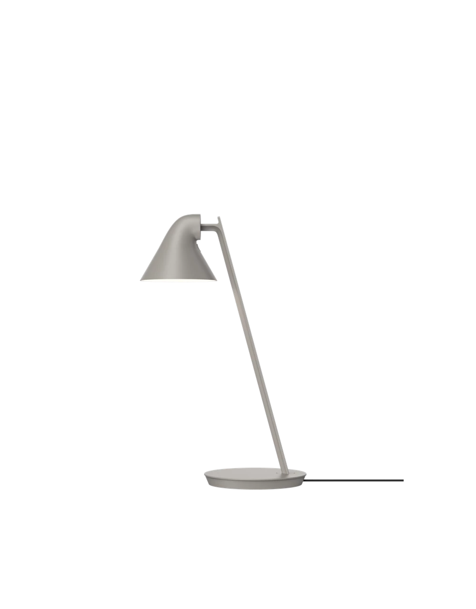 NJP MINI TABLE LAMP IN LIGHT ALUMINIUM GREY