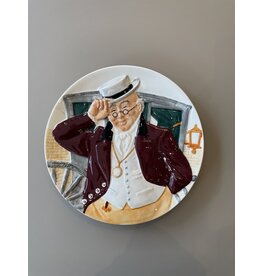 LIMITED EDITION DAVENPORT POTTERY TOBY WALL PLATE