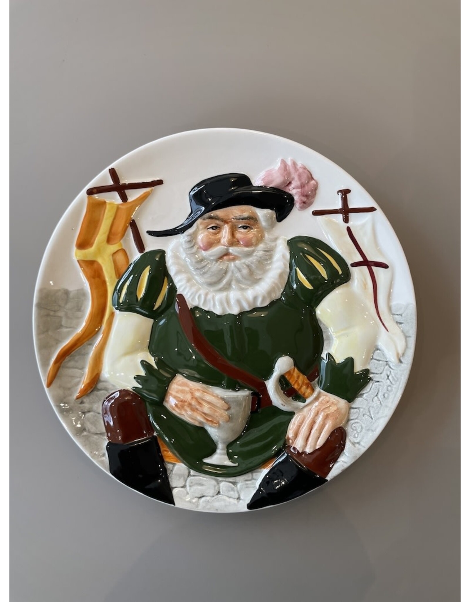 LIMITED EDITION DAVENPORT POTTERY TOBY WALL PLATE
