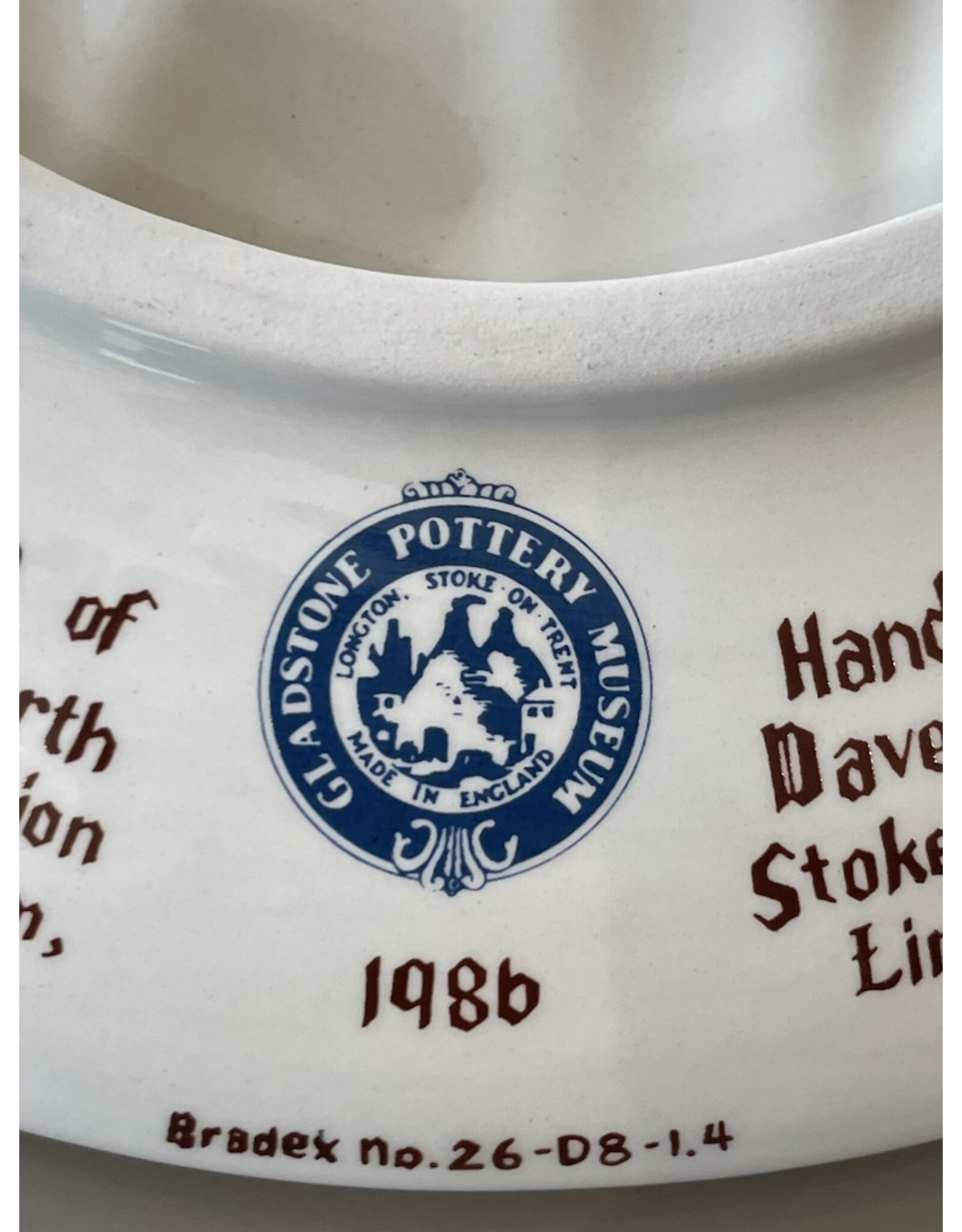 DAVENPORT POTTERY 限量版達文波特陶器托比掛牆盤