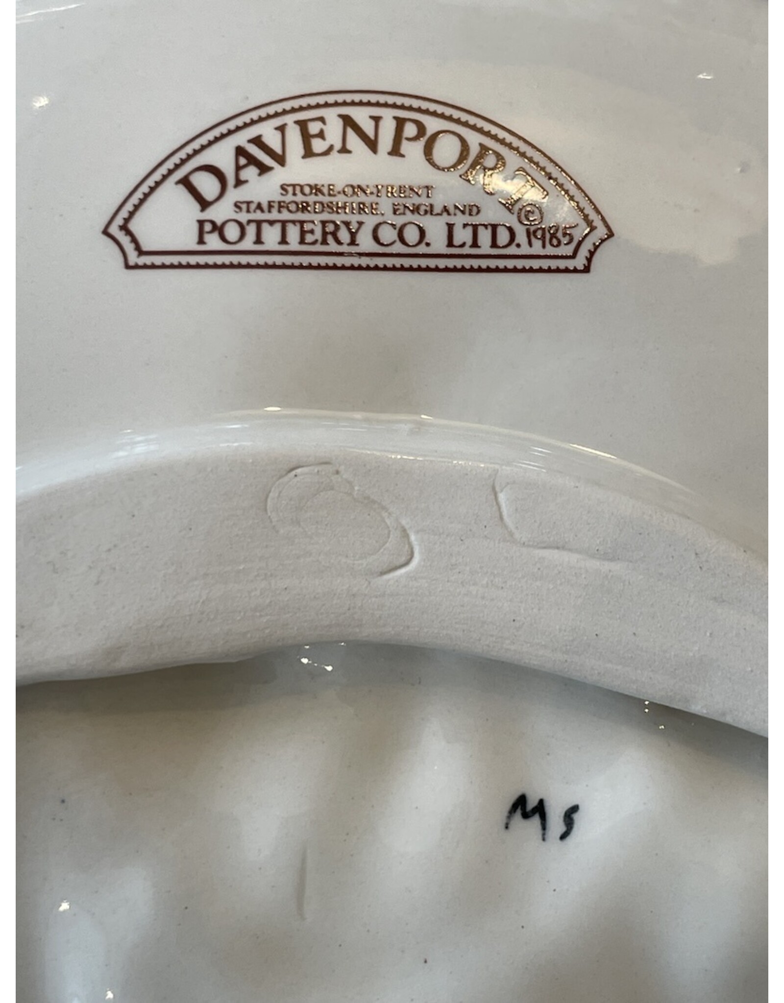 DAVENPORT POTTERY 限量版達文波特陶器托比掛牆盤