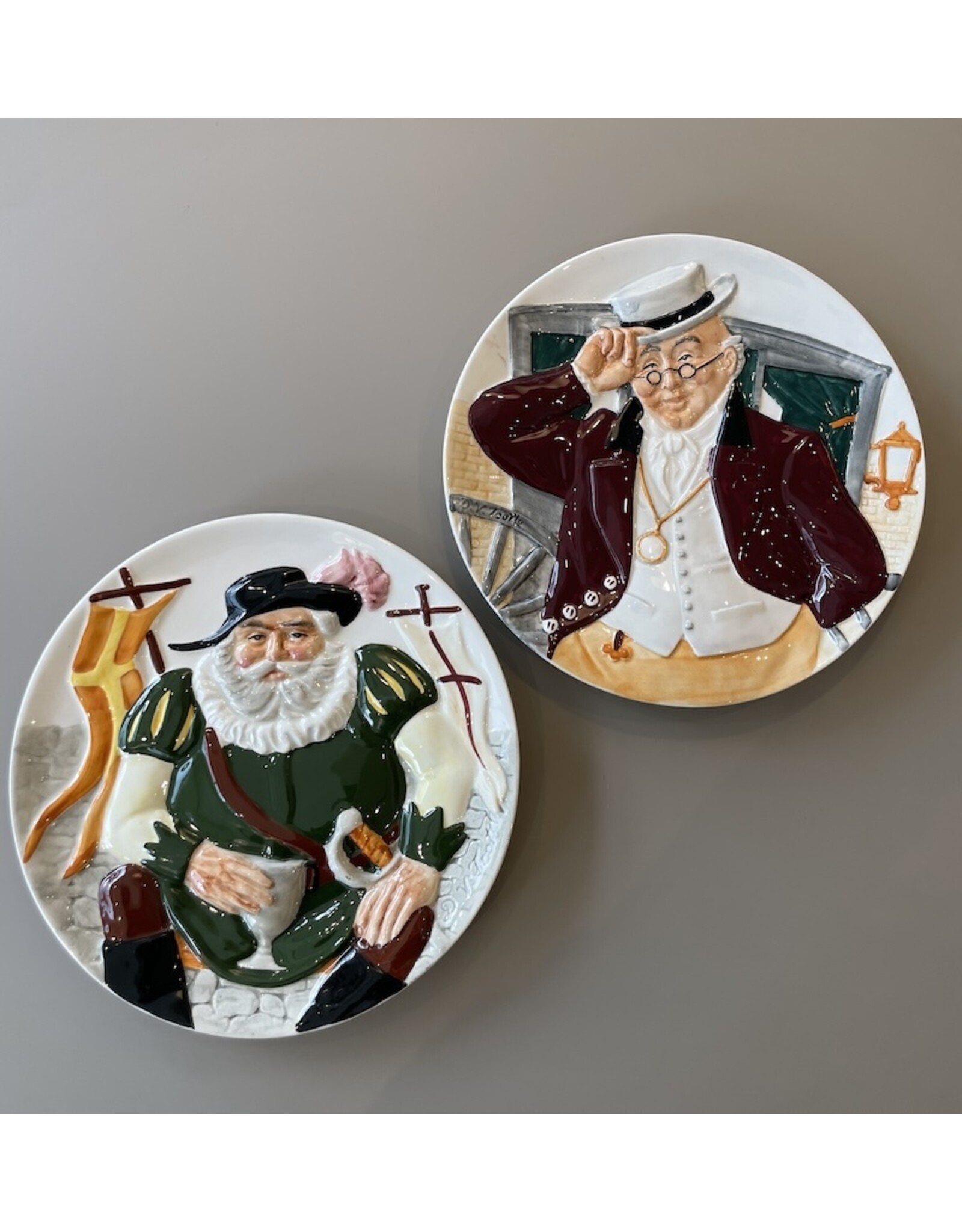LIMITED EDITION DAVENPORT POTTERY TOBY WALL PLATE