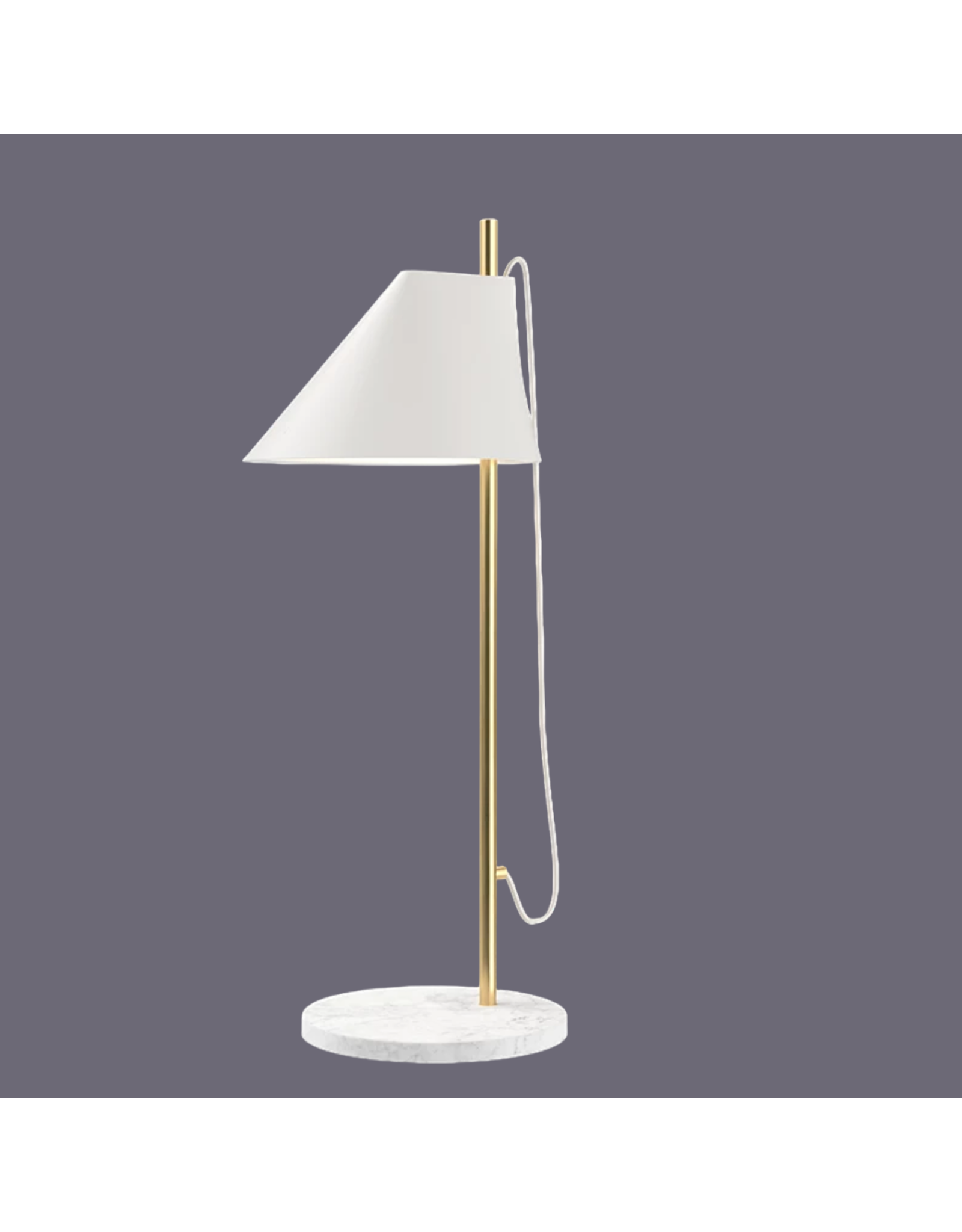 YUH TABLE LAMP IN ALUMINIUM WHITE