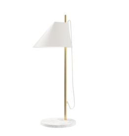 YUH TABLE LAMP IN ALUMINIUM WHITE