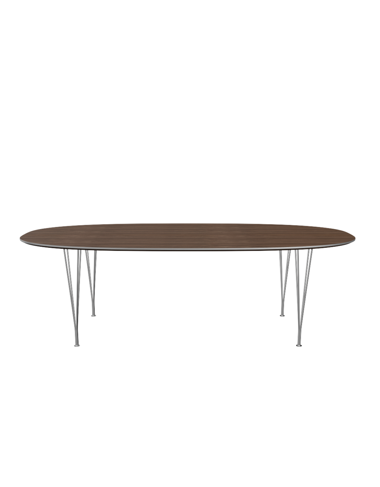 B614 SUPER-ELLIPTICAL 胡桃木桌子
