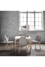 (BARGAIN CORNER) JH20 SAMMEN DINING CHAIR IN BEIGE FABRIC