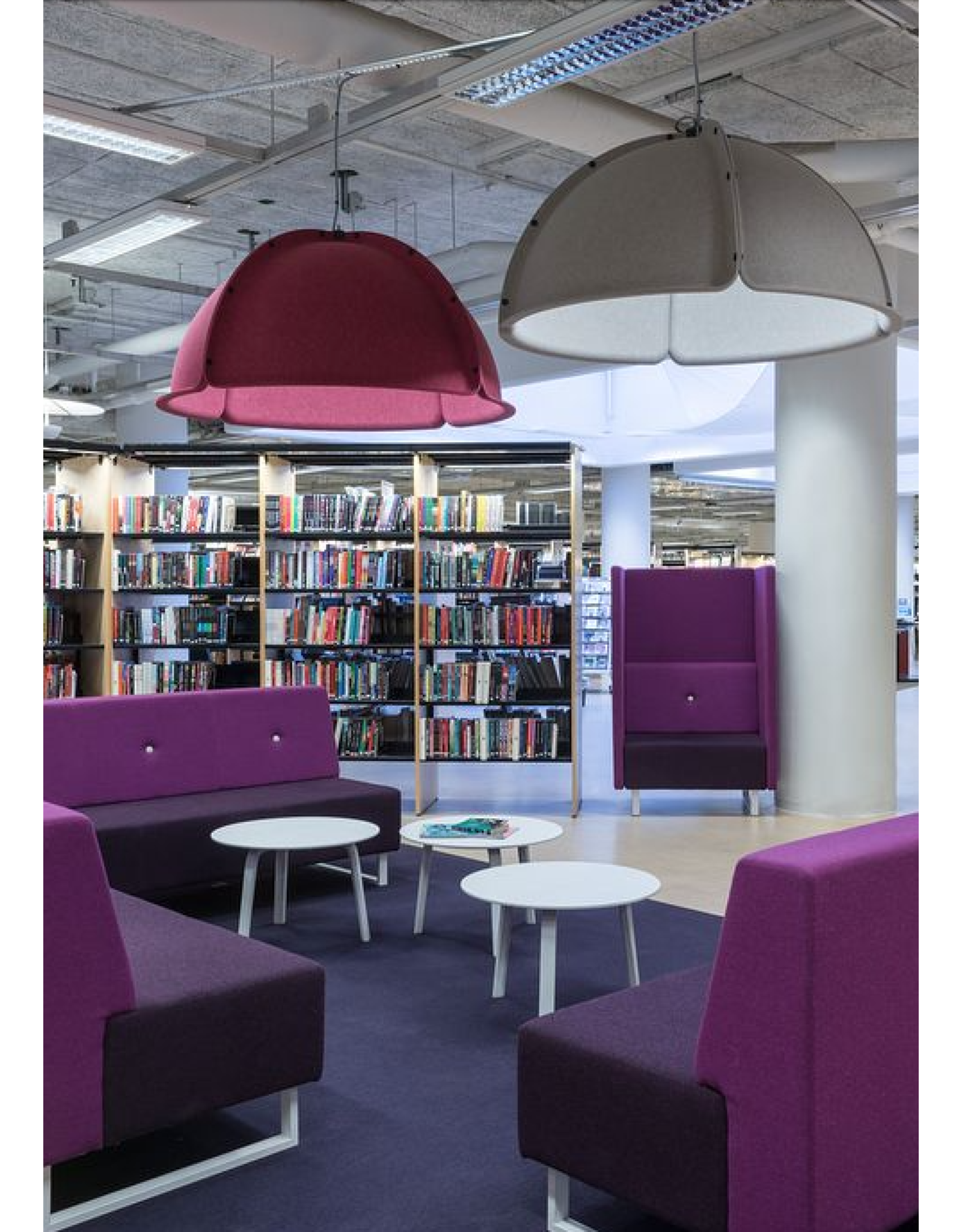 HOOD LED PENDANT LAMP IN SAND COLOUR