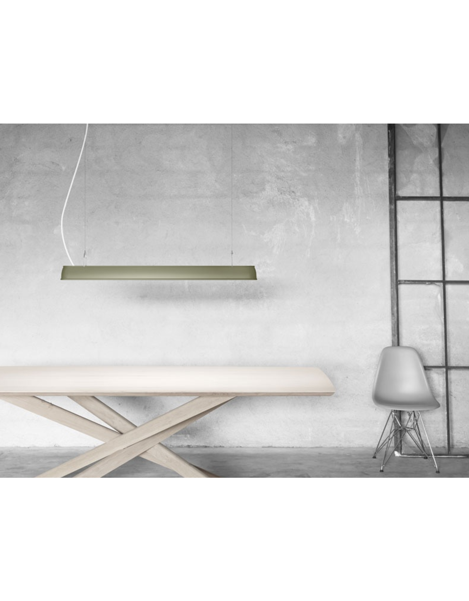 L0111 WORKER LINEAR SINGLE LUMINARE PENDANT LAMP