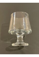 PAIR OF 1950's STACKABLE STUB TAPERED LIQUER STEM GLASSES