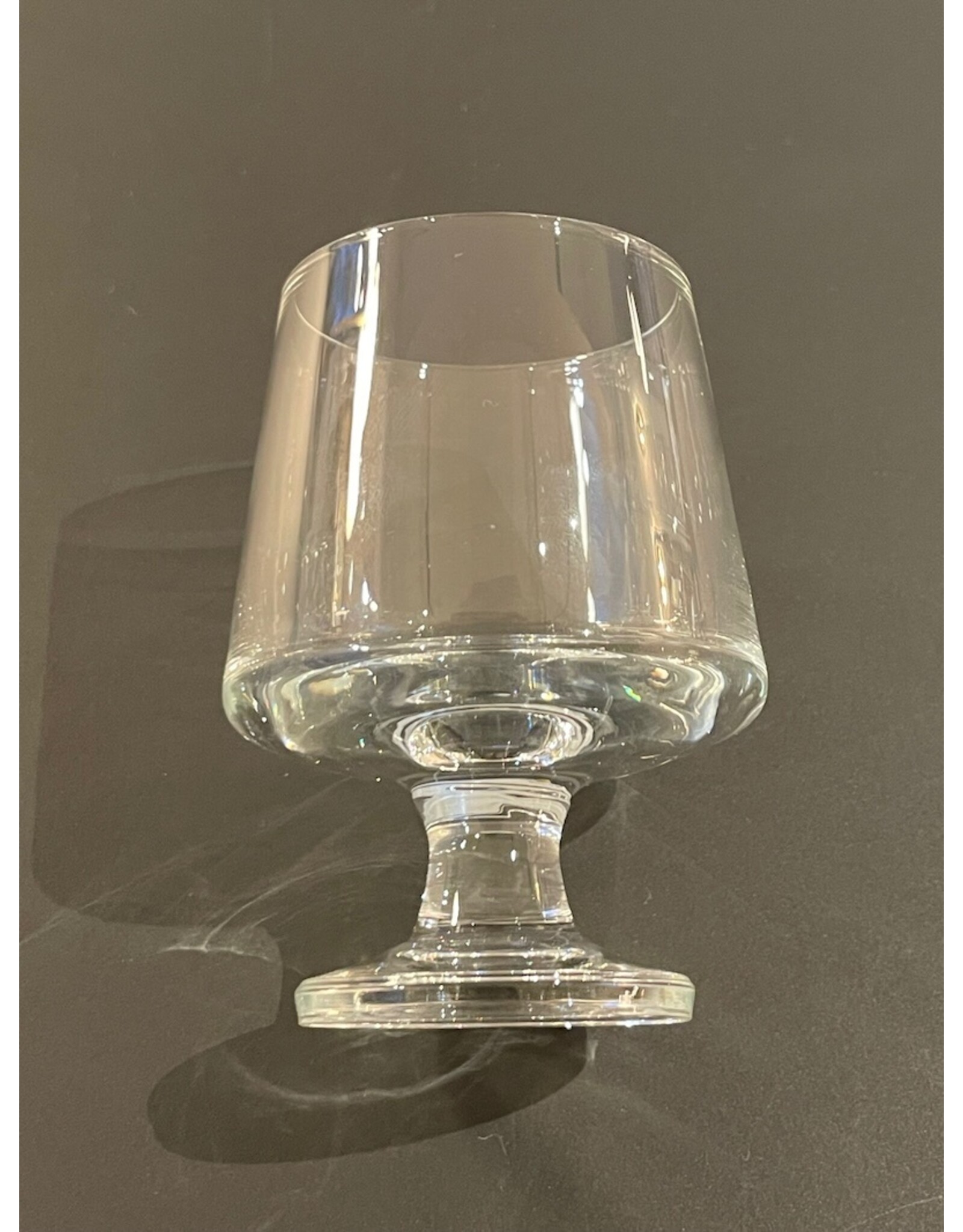 PAIR OF 1950's STACKABLE STUB TAPERED LIQUER STEM GLASSES
