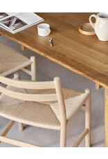 (SHOWROOM ITEM) CH47 CHAIR WITH SOLID OAK FRAME