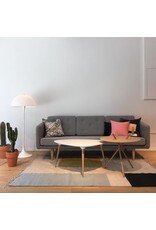 (SHOWROOM ITEM) 1230 ICICLE TRIANGULAR COFFEE TABLE