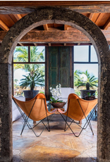 (SHOWROOM ITEM) THE LEATHER BUTTERFLY CHAIR