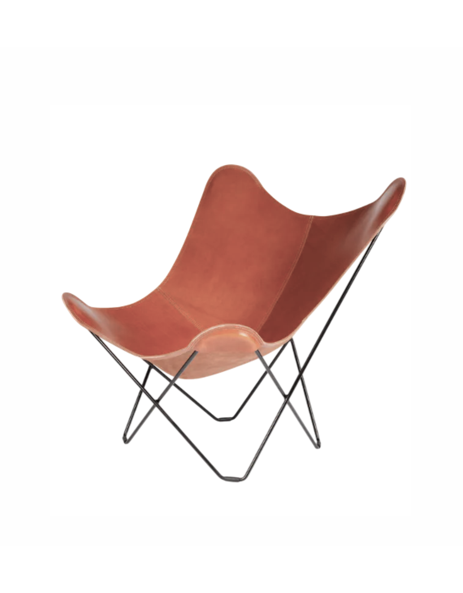 (SHOWROOM ITEM) THE LEATHER BUTTERFLY CHAIR