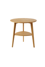 DROPS SIDE TABLE IN NATURE OIL OAK