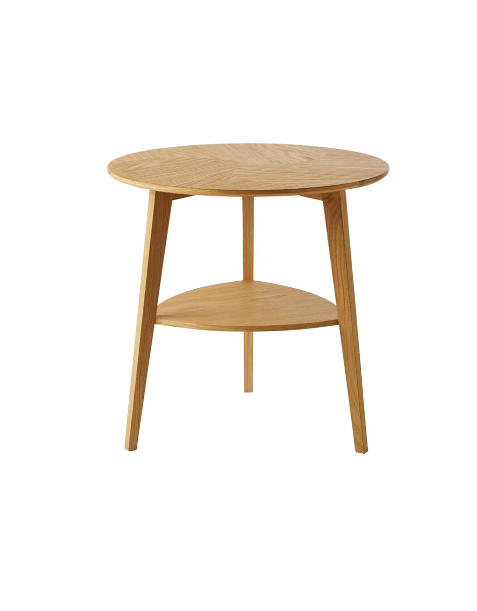 DROPS SIDE TABLE IN NATURE OIL OAK