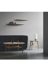 DROPS SIDE TABLE IN NATURE OIL OAK