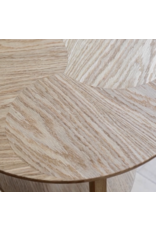 DROPS SIDE TABLE IN NATURE OIL OAK