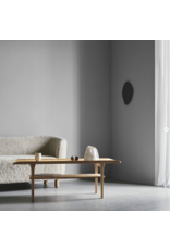 NO.25 SIDE TABLE IN WHITE OIL OAK WITH FRENCH CANE