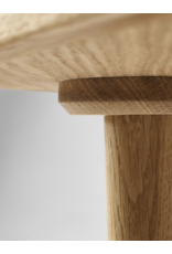 NO.25 SIDE TABLE IN WHITE OIL OAK WITH FRENCH CANE